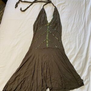 Thin cotton skater dress